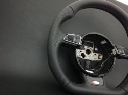 画像3: Audi純正A3(8V)S line用フラットボトムステアリング
