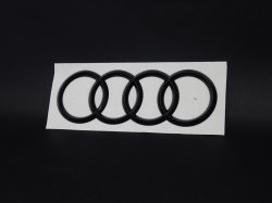 画像2: Audi純正A7(F2)系リア用4Ringsブラックエンブレム