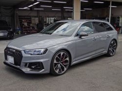 画像2: Audi純正RS 4(F4/8W)グリル用ブラックエンブレム