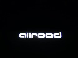画像1: AudiAG純正allroadロゴカーテシーLED左右セット