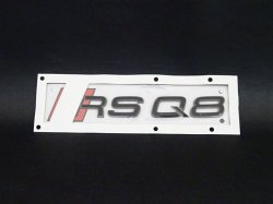 画像1: AudiAG純正リア用RS Q8ブラックエンブレム