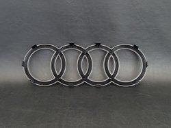 画像3: Audi純正FL後Q5フロント用4Ringsブラックエンブレム