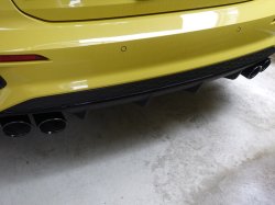 画像10: AudiAG純正RS 3/S3(GY/8Y)用ブラッククロームスポーツテールパイプトリム