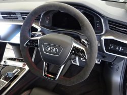 画像1: AudiAG純正RS 6/RS 7(F2)用フラットボトムステアリング