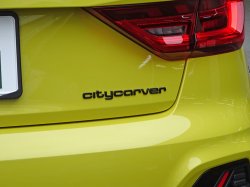 画像1: AudiAG純正リア用citycarverブラックエンブレム