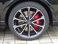 画像1: Audi純正RS Q3(F3)専用21インチ5Vスポークポリゴンデザインアルミセット