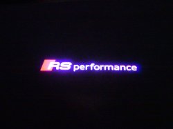 画像1: Audi純正RSperformanceロゴカーテシーLEDセット