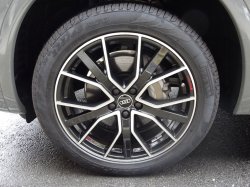 画像1: Audi純正Q5/S Q5(FY)用20インチ5スポークスターデザインブラックアルミセット