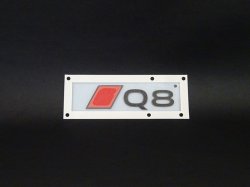画像4: AudiAG純正Q8 e-tron用Q8 S lineブラックエンブレム
