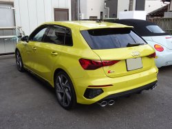 画像5: Audi純正S3(GY/8Y)ブラックスタイリング用リアセンターディフューザー
