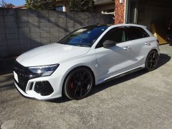 画像7: AudiAG純正RS 3(GY/8Y)用フロントカーボンセラミックキャリパーセット