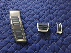 画像2: Audi純正A5(FU)用RHDステンレスペダルセット