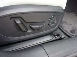 画像2: Audi純正A5(FU)用シルバー/ハイグロスパワーシートスイッチ