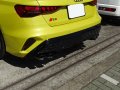 AudiAG純正RS 3/S3(GY/8Y)用ブラッククロームスポーツテールパイプトリム