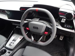 画像2: AudiAG純正FL後RS 3(GY/8Y)用フラットトップ&ボトムステアリングセット