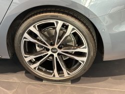 画像1: Audi純正A5/S5(FU)用5ツインスポークブラックメタリックポリッシュトアルミホイールセット