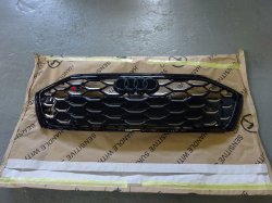 画像9: AudiAG純正A5/S5(FU)用Sロゴ付きブラック/マグネシウムグレーフロントグリル