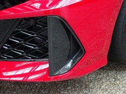 画像1: AudiAG純正FL後RS 3(GY/8Y)用カーボンエアガイドグリルトリムセット