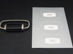画像3: (絶版)Audi純正メタル/レザーキーリング