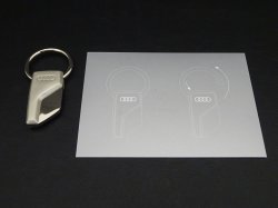 画像2: (絶版)Audi純正メタルキーリング
