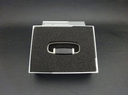 画像2: (絶版)Audi純正メタル/レザーキーリング