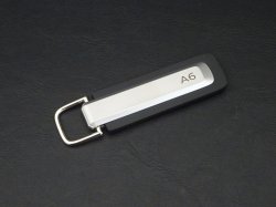 画像1: AudiAG純正2026年モデルA6ロゴレザーキーリング