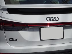 画像2: アウディ純正Q4 e-tron(FZ/F4)リア純正流用2D4Ringsブラックエンブレム