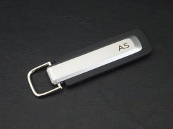 画像1: AudiAG純正2026年モデルA5ロゴレザーキーリング