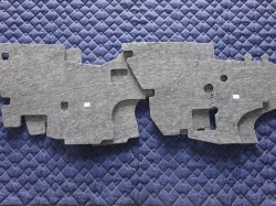 画像2: AudiAG純正流用A5/S5(FU)用ドアサウンドアブソーバー4枚セット