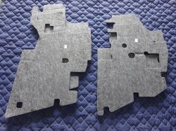 画像1: AudiAG純正流用A5/S5(FU)用ドアサウンドアブソーバー4枚セット