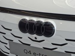 画像1: Audi純正FL後Q4 e-tron(FZ/F4)グリル用2D4Ringsエンブレム