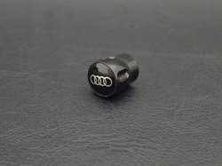 画像2: AudiAG純正ブラックバルブキャップ(アルミニウム)