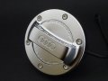 AudiAG純正e-hybrid専用フォーシルバーリングスロゴ入りアルミ調フューエルタンクキャップ