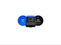 PROプランに100クレジットがセット