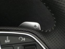 画像1: Audi純正A6(4G)S line用アルミ調ステアリングパドルセット