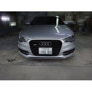 画像: Audi純正FL前S6(4G)用エアガイドグリル左右セット