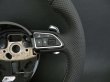画像3: Audi純正RS Q3(8U)用オールパンチングフラットボトムステアリング