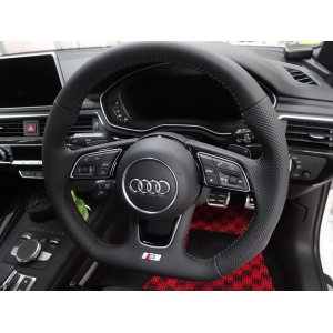 画像: AudiAG純正A4(F4)/A5(F5)用各種フラットボトムステアリング