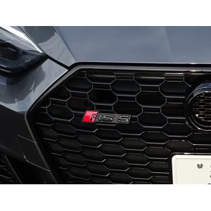 画像: AudiAG純正RS 5(F5)グリル用ブラックエンブレム