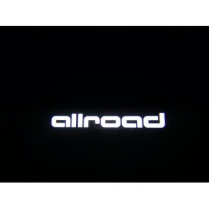 画像: AudiAG純正allroadロゴカーテシーLED左右セット