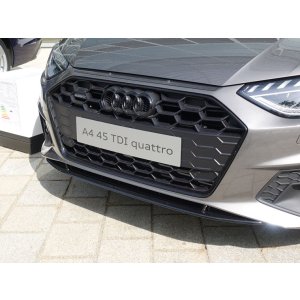 画像: Audi純正FL後A4/A5F4/F5)用フロント用4Ringsブラックエンブレム