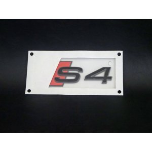 画像: Audi純正リア用S4ブラックエンブレム