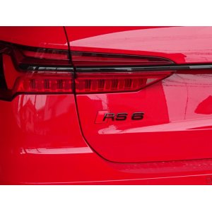 画像: AudiAG純正リア用RS 6ブラックエンブレム