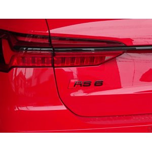 画像: AudiAG純正リア用RS 6ブラックエンブレム