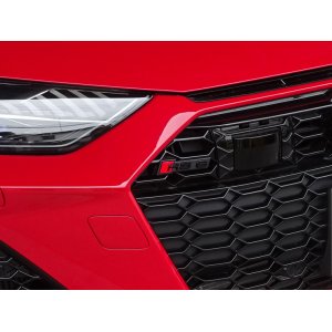 画像: AudiAG純正RS 6(F2)グリル用ブラックエンブレム