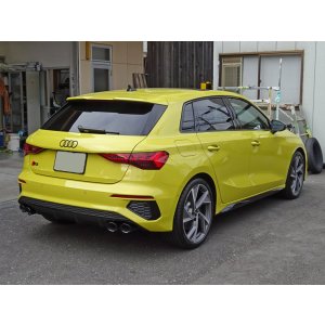 画像: AudiAG純正RS 3/S3(GY/8Y)用ブラッククロームスポーツテールパイプトリム