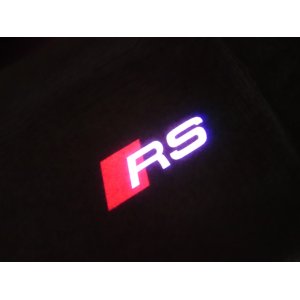 画像: Audi純正RSロゴカーテシーLEDセット