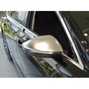画像: Audi純正S8(F8)用アルミ調ミラーハウジングセット