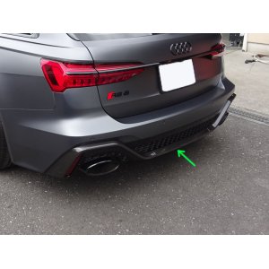 画像: Audi純正RS 6/RS 7(F2)用カーボンディフューザートリムセット