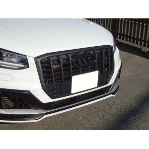 画像: AudiAG純正FL前S Q2(GA)用チタンブラックフロントグリル